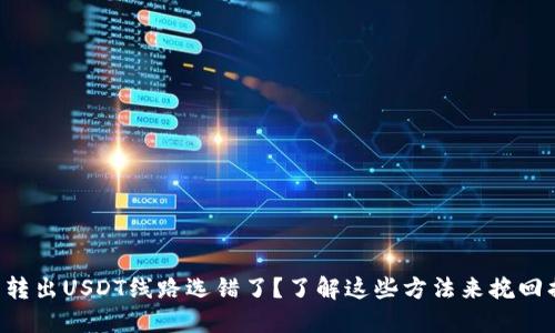 钱包转出USDT线路选错了？了解这些方法来挽回损失！